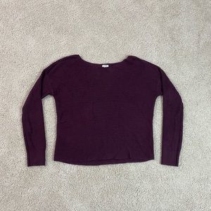 Garage Knit Maroon Sweater